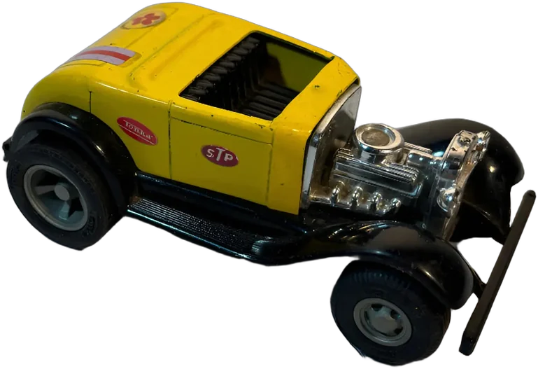 Coche Ford De Colección Tonka Hot Rod Amarillo