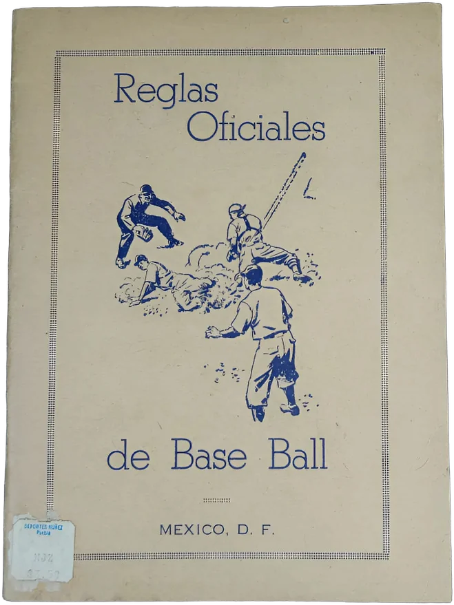Reglas Oficiales De Béisbol 1940s50s Deportes Martí