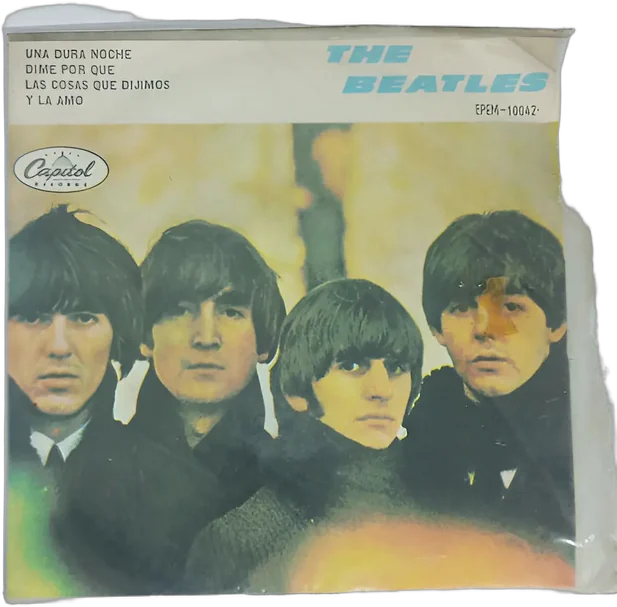 Disco Ep The Beatles Una Dura Noche 1972 México Capitol