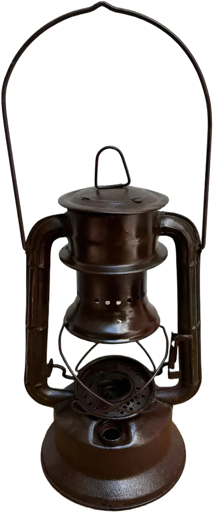 Antiguo Quinqué Lamina Hecho En México Decorativo