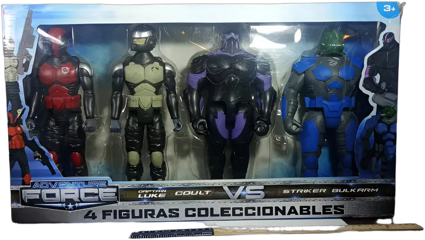 Set Adventure Force 4 Figuras Coleccionables Caja Sellada