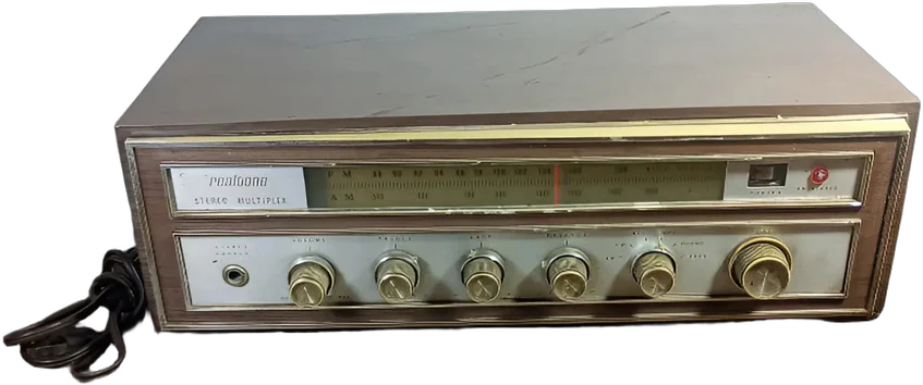 Realtone Stereo Multiplex 4355 Vintage Funciona Japones Bordó