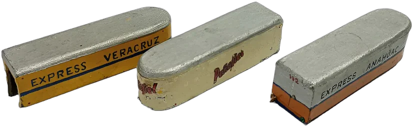 Remolque Express Veracruz Juguete Vintage México Beige