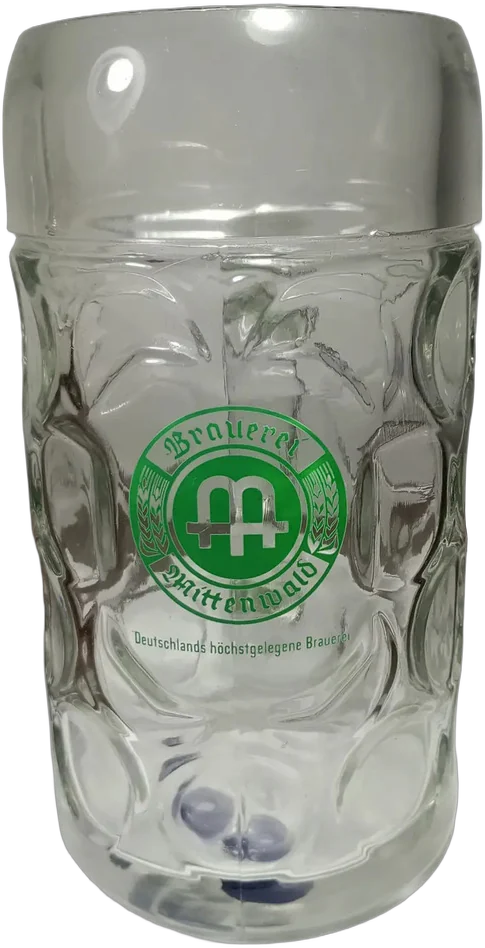 Vintage Tarro Cervecero Brauerei Mittenwald 1l Agua