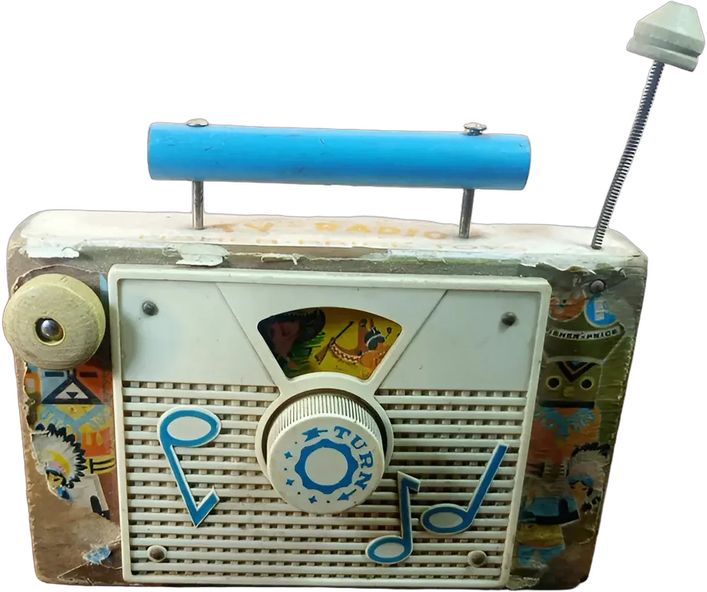 Vintage Radio Musical Fisher Price Ten Little Indians — imagen 1