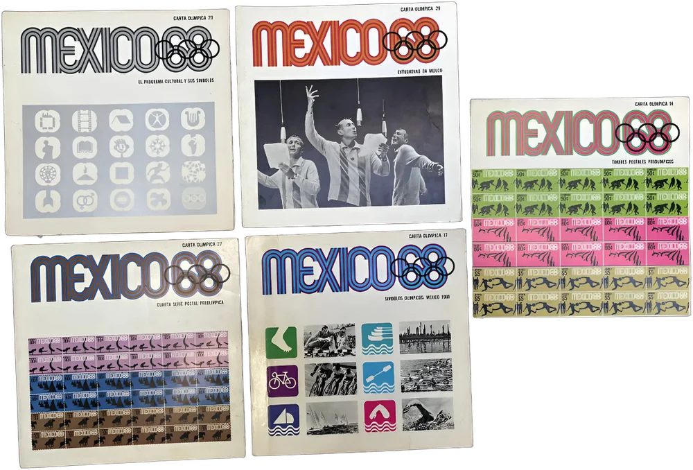 Carteles Desplegables Juegos Olímpicos 1968 (4)