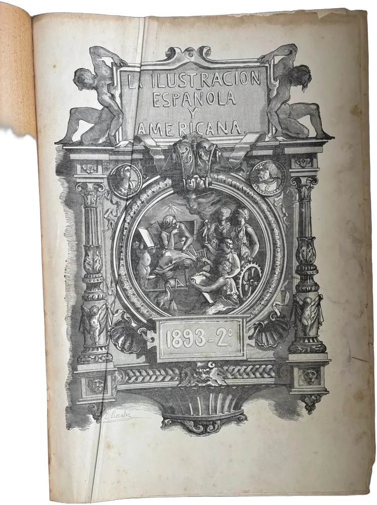 Libro Antiguo Revista La Ilustración Española Y Americana — imagen 1