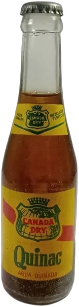 Antigua Botella Canada Dry Quinac México 60s Canadan Dry