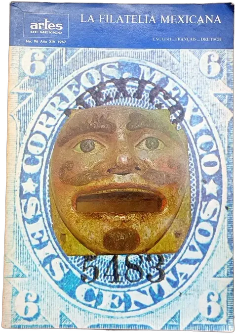 Vintage Revista Artes De México 96 Filatelia 1967