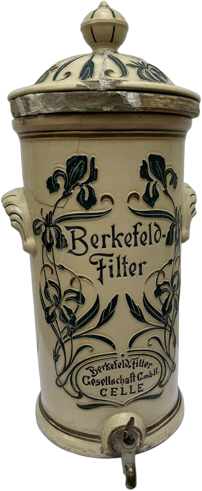 Filtro Berkefeld Antiguo Cerámica Alemania Para Decoración — imagen 1
