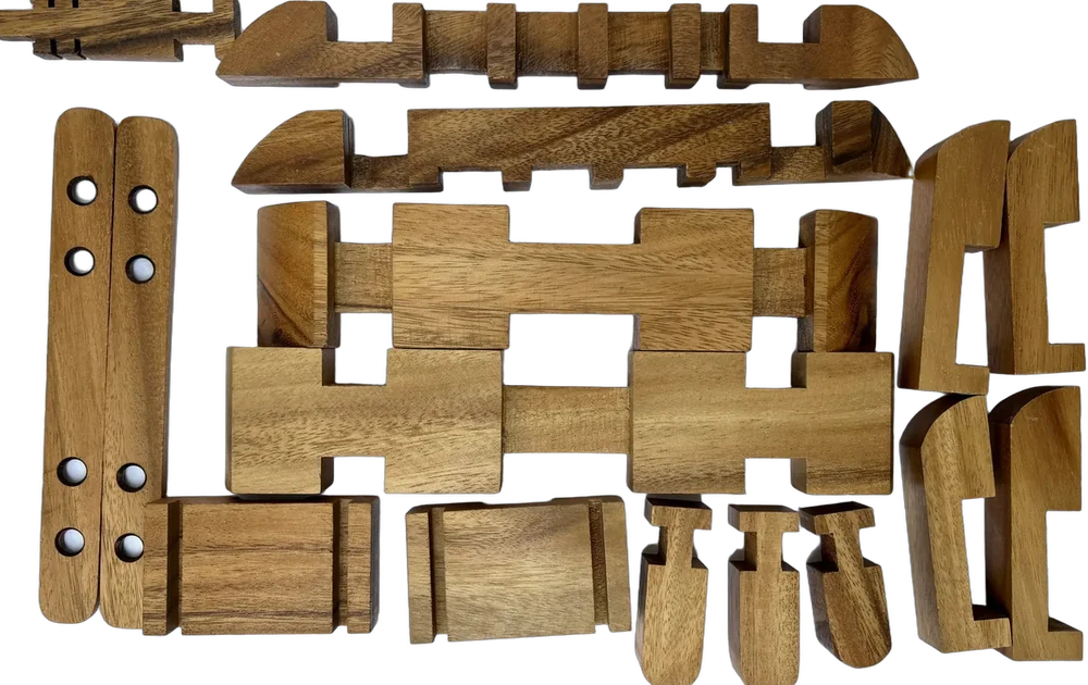 Vintage Rompecabezas De Barco Kubiyagames Madera
