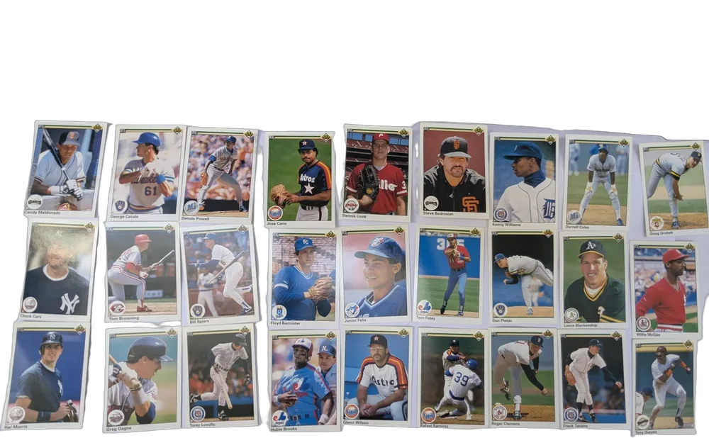 Vintage Lote De 27 Tarjetas Beisbol Mlb Roger Clemens