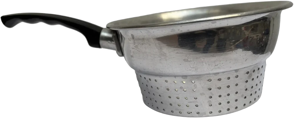 Vintage Coladera, Colador Metal Aluminio
