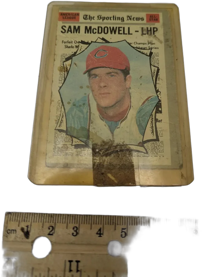 Tarjeta Béisbol Topps 1970 Sam Mcdowell All-star