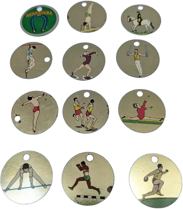 Antiguo Lote 13 Medallas Olimpiadas Mexico 68 Records