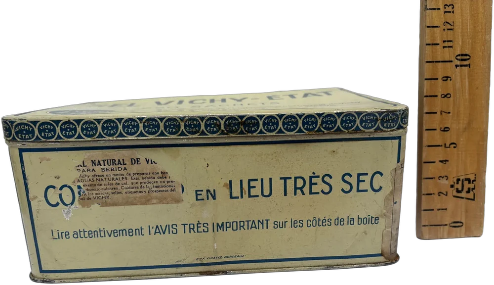 Antigua Caja Metálica Coleccionable Sales Vichy-etsy Sales