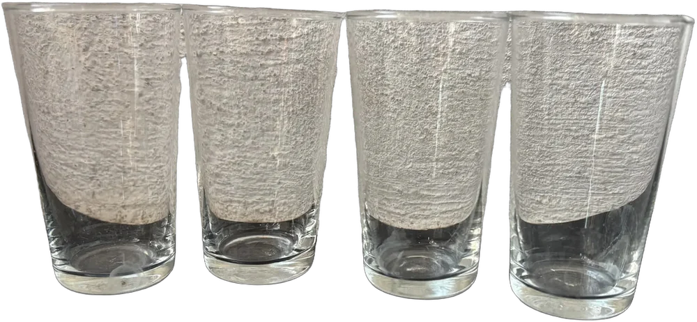 Cuatro Vasos Antiguos Para Aperitivo/ Digestivo