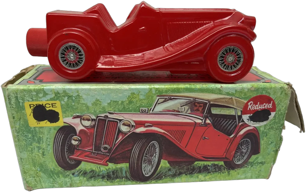 Vintage Botella Ese Loción Forma Carro Mg 1936 Avon Mg Car 1936