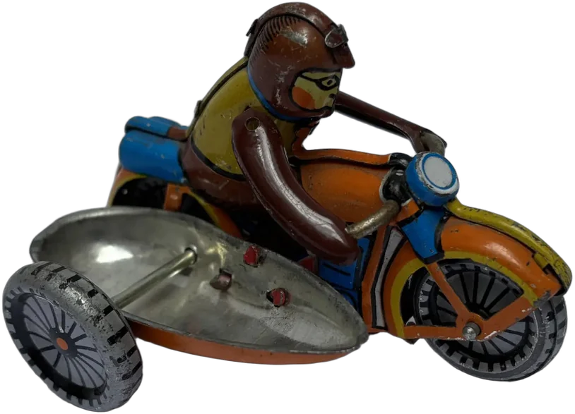Antigua Motocicleta Alemana Con Sidecar Restaurar Piezas — imagen 1