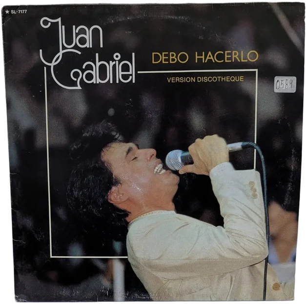 Vintage Vinilo Juan Gabriel Debo Hacerlo Version Discotheque