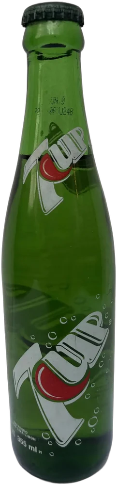 Botella De Vidrio Refresco 7up Coleccionable 80s Botella Refresco