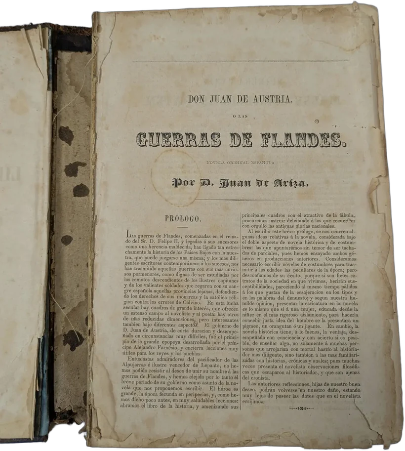 Antiguo Libro Don Juan De Austria O Las Guerras De Flanders