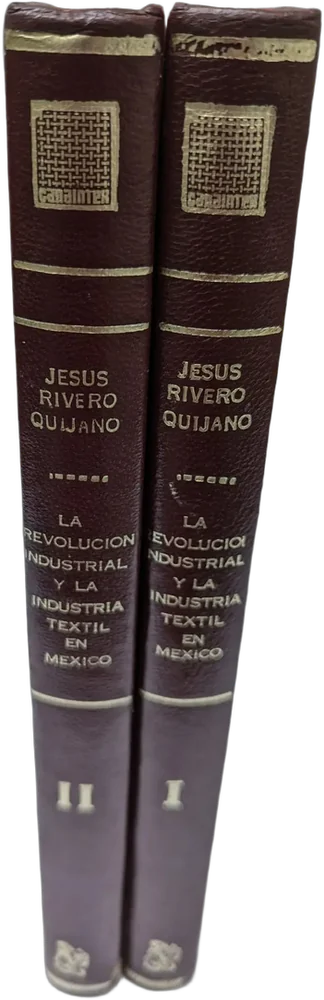 Antiguo Lote 2 Vol. La Revolución Industrial Textil México — imagen 1
