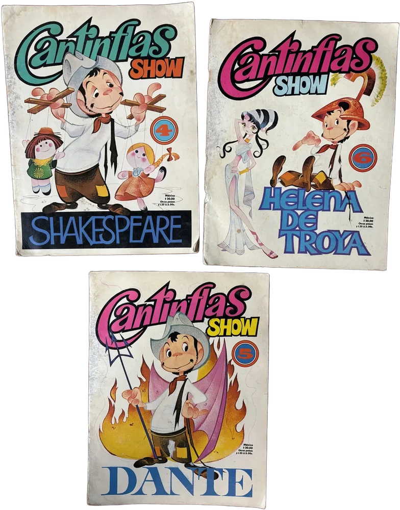 Revistas Coleccionables Cantinflas Show Núm. 4,5,6