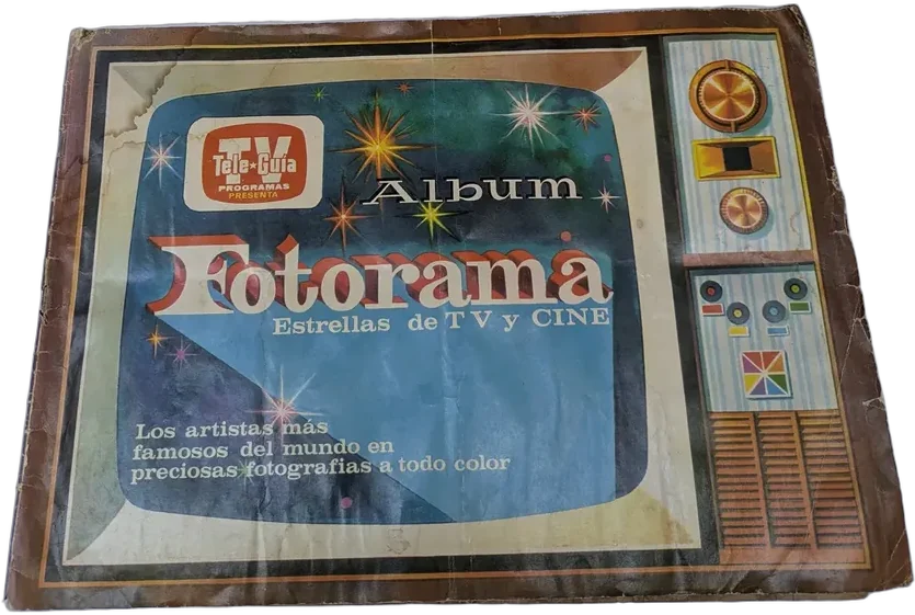Vintage Álbum Fotorama Estrellas De Tv Y Cine Tele-guía 1974