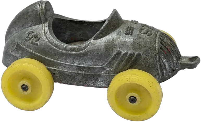 Antiguo Auto De Carreras Tootsietoy 1969 Chicago Usa Plateado