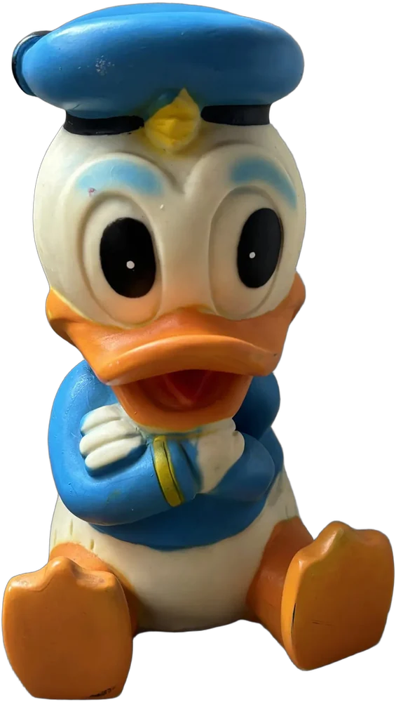 Alcancia Pato Donald Bebé Marca Vinilos Romay Bebé Donald Azul Acero