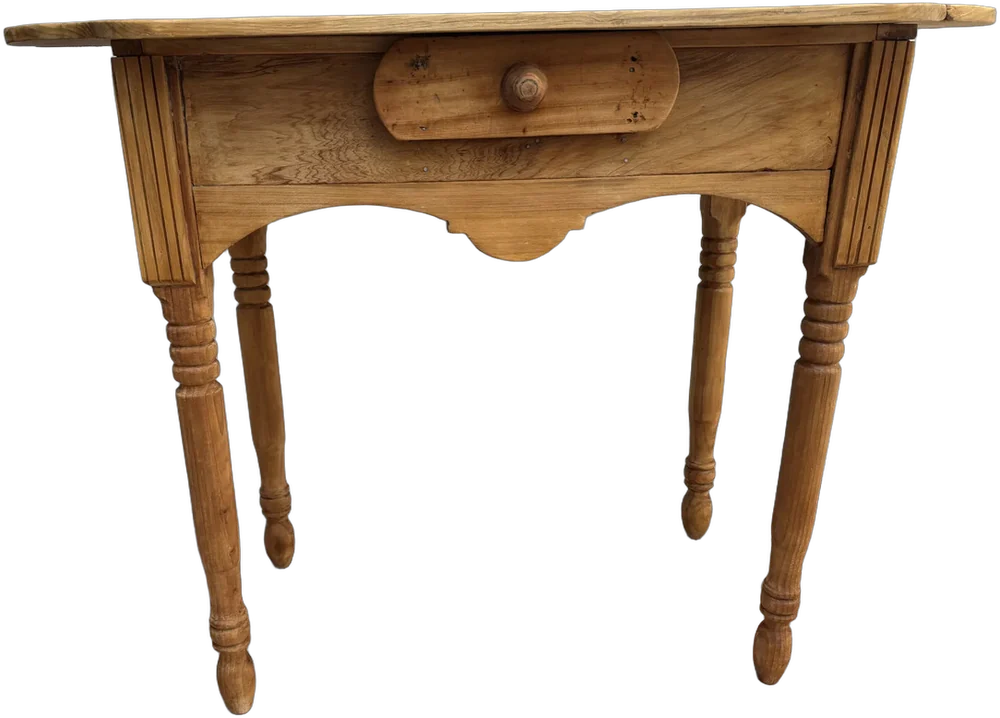 Antigua Mesa De Centro Madera Tipo Credenza Marrón