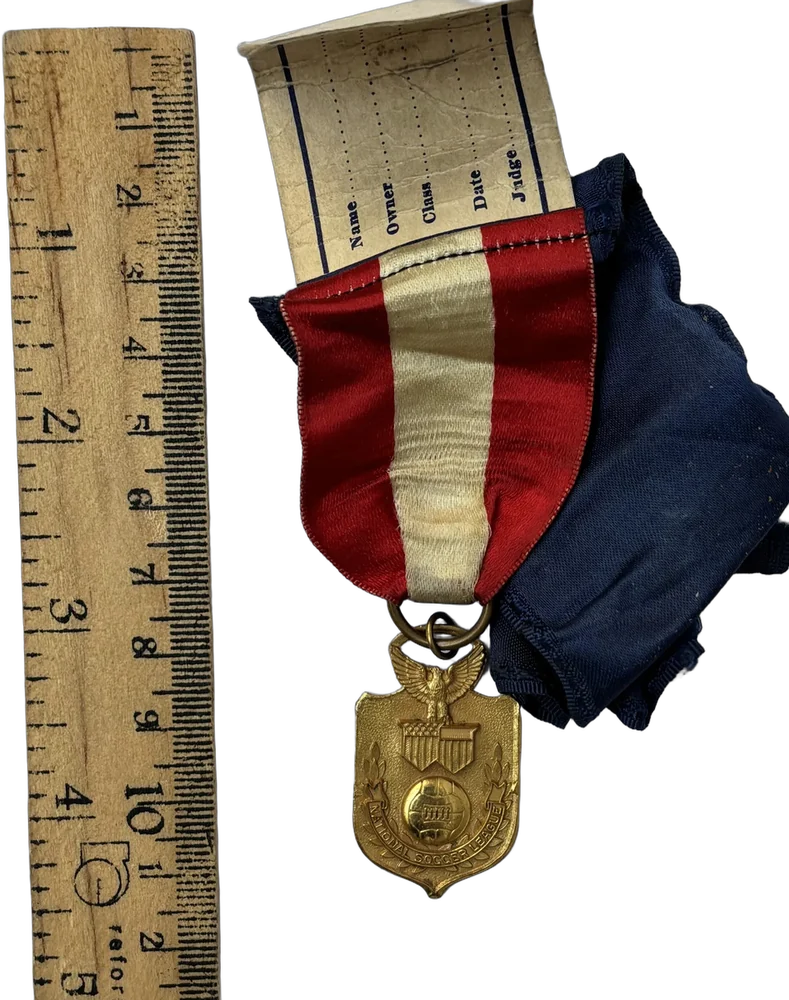 Antigua Medalla De La National Soccer League Usa 1951