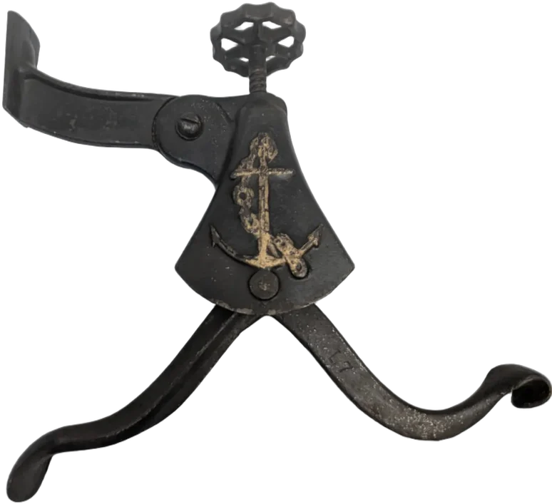 Antiguo Sujetador De Calzado Pomeroy No. 1 Hierro Fundido — imagen 1