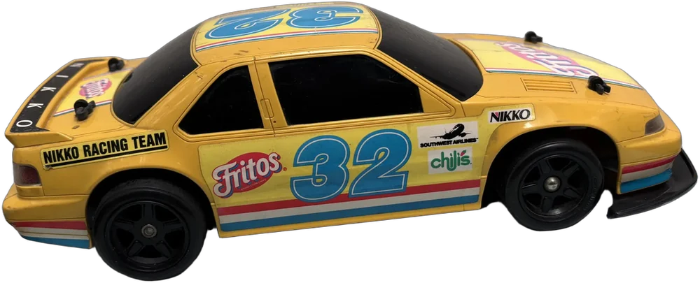 Coche De Juguete Coleccionable Nikko Nascar Amarillo Nascar