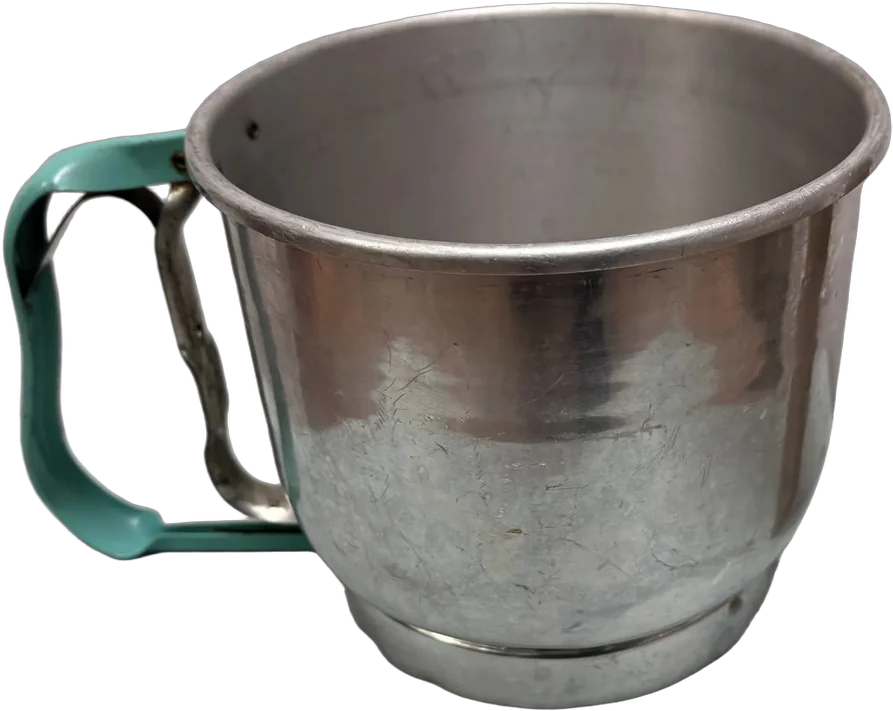 Vintage Cernidor De Harina Tamiz Foley 5 Tazas Aluminio