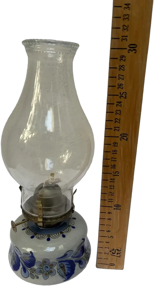 Antigua Lámpara De Aceite De Tonalá