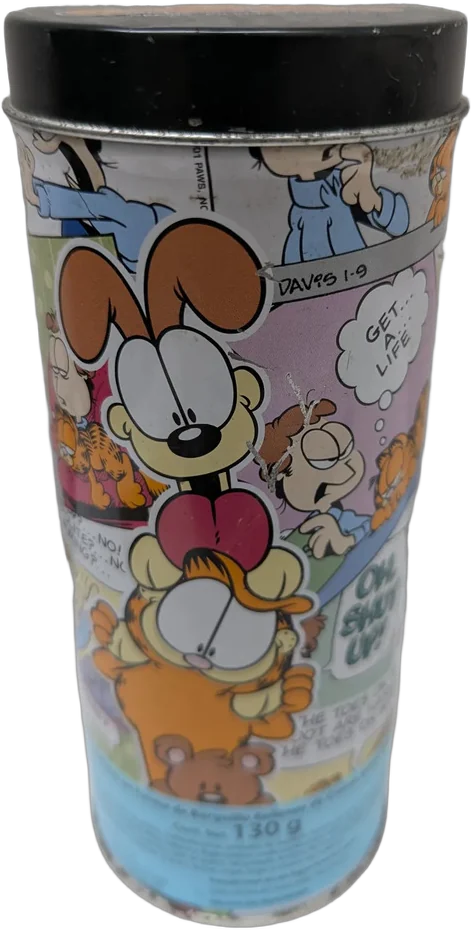 Vintage Lata Coleccionable Garfield Galletas Barquillo 130g Garfield