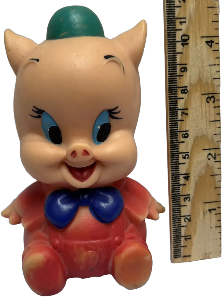 Vintage Figura De Vinil Porky Bebé 13 Cm