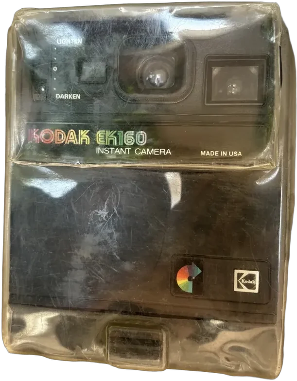 Vintage Cámara Kodak Ek160 Instantánea Negro