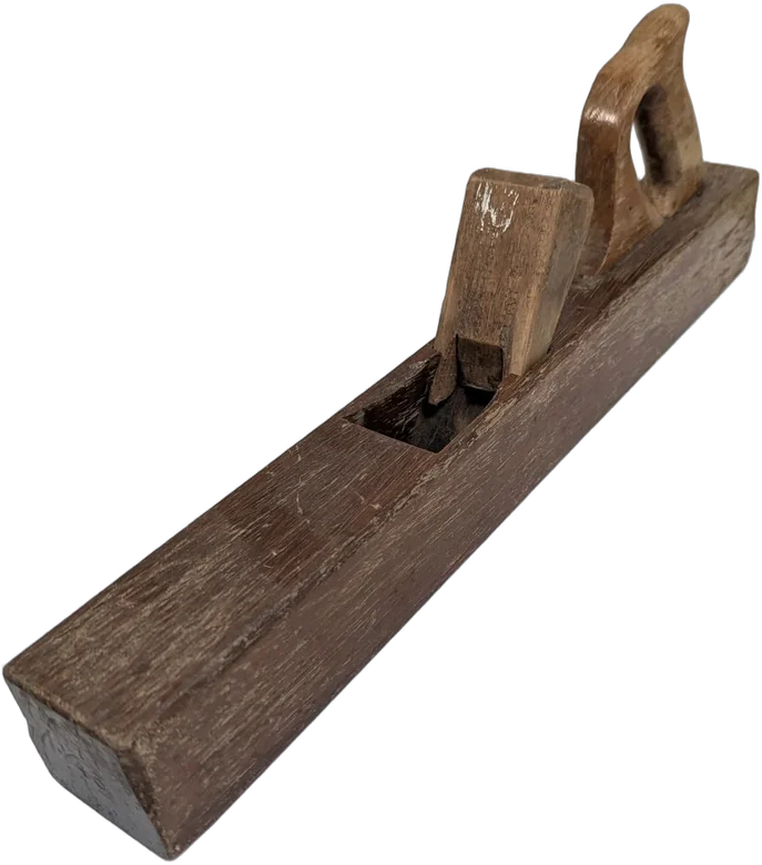 Antiguo Cepillo Garlopa De Madera De Carpintero 51 Cm — imagen 1