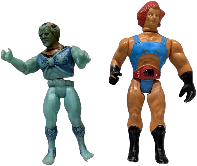 Lote Vintage Leono Y Personaje Thundercats Bootleg Años 80