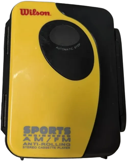 Vintage Reproductor De Casete Wilson Sports Am/fm