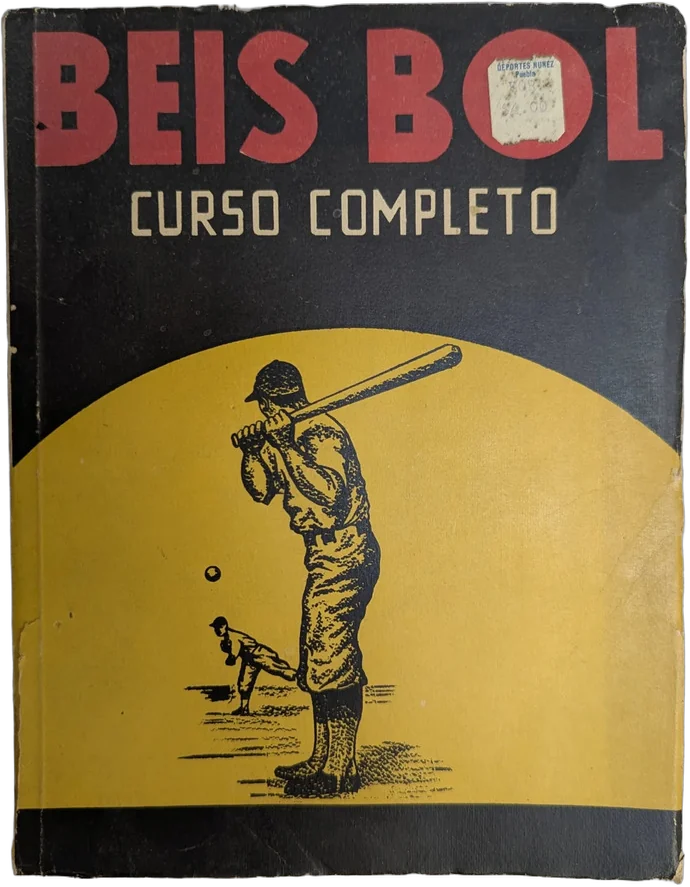 Vintage Libro Beisbol Curso Completo Historia Deporte