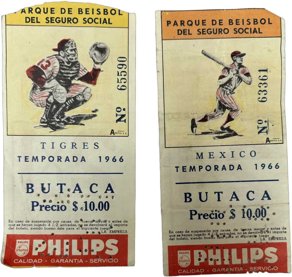 Recuerdo México Parque De Beisbol Del Seguro Social