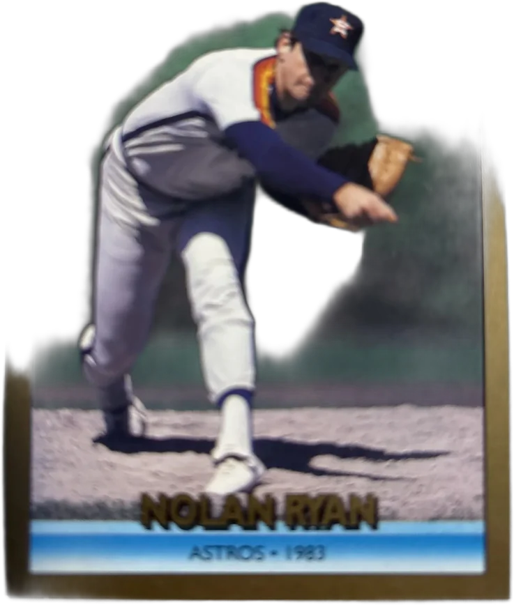 Tarjeta Coleccionable Nolan Ryan Astr 1983 Coca Cola