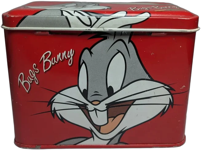 Vintage Caja De Lamina Bugs Bunny De Coleccion Bags Bunny