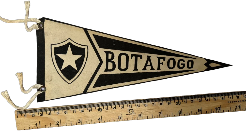Antiguo Banderín Futbol Equipo Botafogo