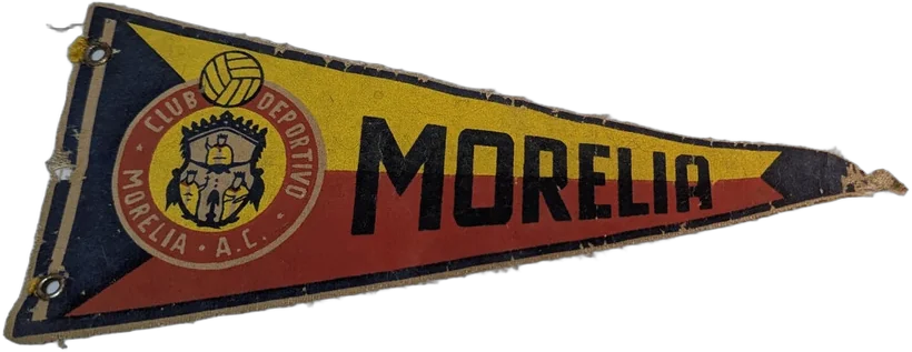 Antiguo Banderín Club Deportivo Morelia A.c. Fútbol Mexicano
