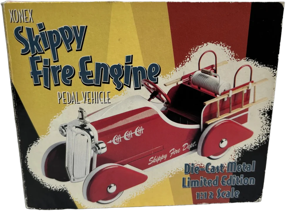 Réplica A Escala 1:12 Del Coche Bomberos 30s Xonex. Rojo